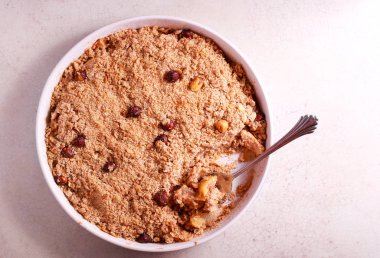 Meyve pasta parçalamak 