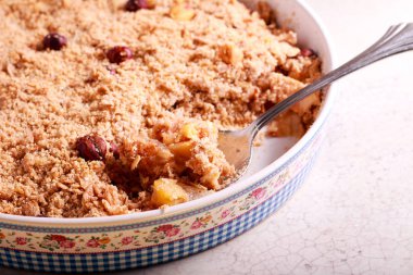 Meyve pasta parçalamak 