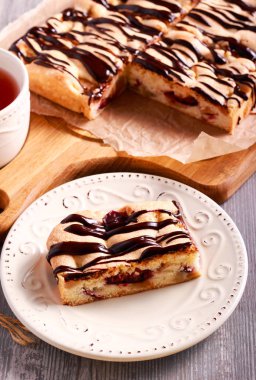 Meyve kek Çikolata parçalı ile