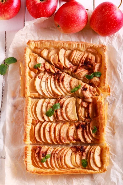 Яблочный пирог и грушевый пирог — стоковое фото