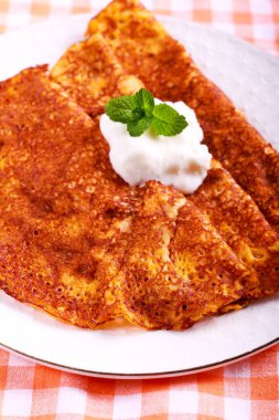 İnce pasta kabak krep - krep 