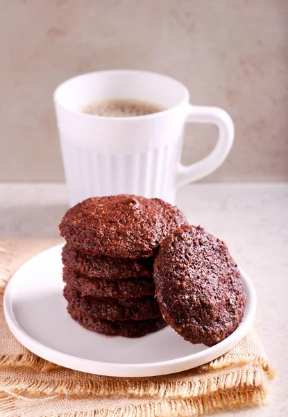 Žito čokoládové sušenky — Stock fotografie