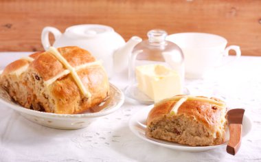 Hot cross buns - Paskalya kek 
