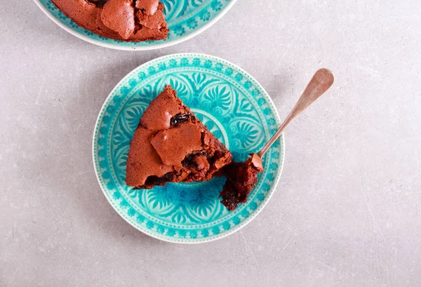 Ciasto czekoladowe suszone w plasterkach — Zdjęcie stockowe