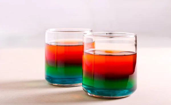 Sweet Rainbow jelly — Stock Photo, Image