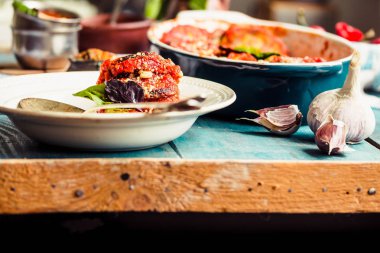 Ratatouille - Fransız mutfağı bir klasik vejetaryen yemek. Bak