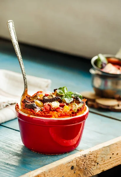 Порційні casserol — стокове фото
