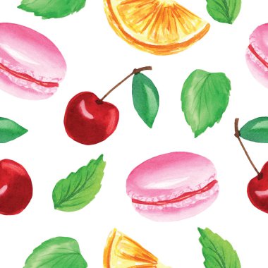 suluboya badem kurabiyesi beyaz arkaplanda izole öge 