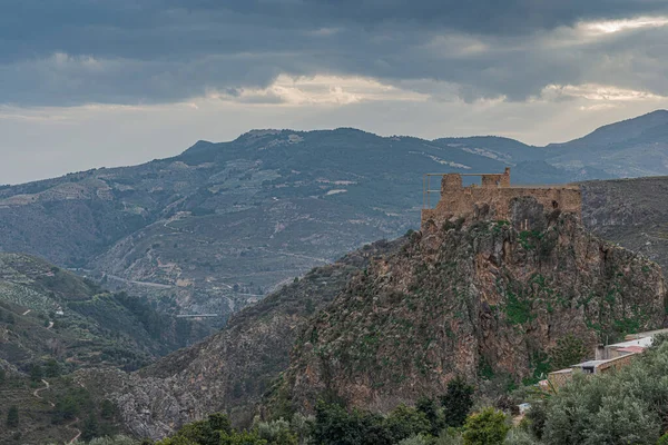 View Castle Lanjaron Alpujarra Granada Spain — Stock Photo, Image