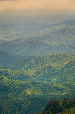 Güzel manzara doğa ve gün batımı