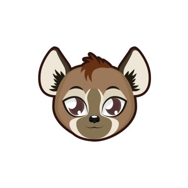 Sırtlan portre çizimi