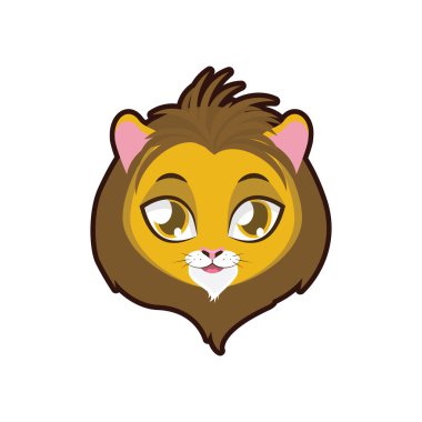 Aslan portre çizimi