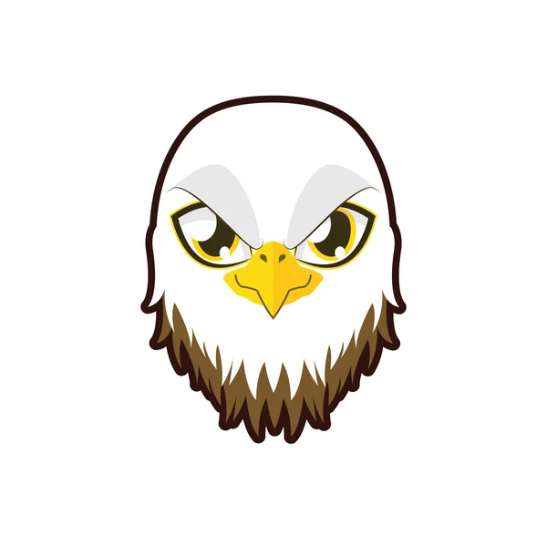 Eagle portrait illustration — Stock Vector
