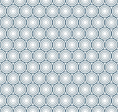 Dairesel Dikişsiz desen illüstrasyon