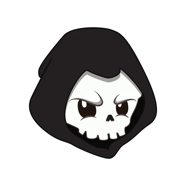 Reaper portrait for multiple uses, avatar, icon, other — Stock Vector