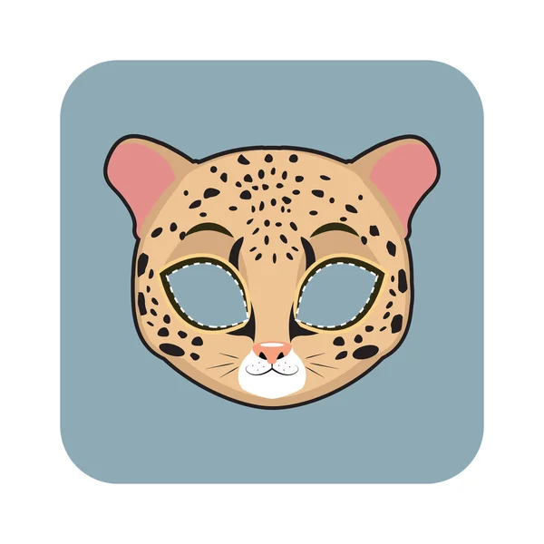 Masque de léopard images vectorielles, Masque de léopard vecteurs libres de  droits | Depositphotos