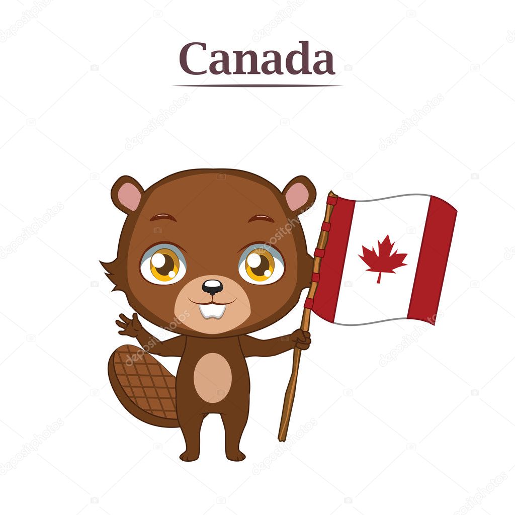 National animal beaver with Canadian flag Stock Vector Image by ©AgnesSz #127281030 National animal beaver with Canadian flag Stock Vector Image by ©AgnesSz #127281030
