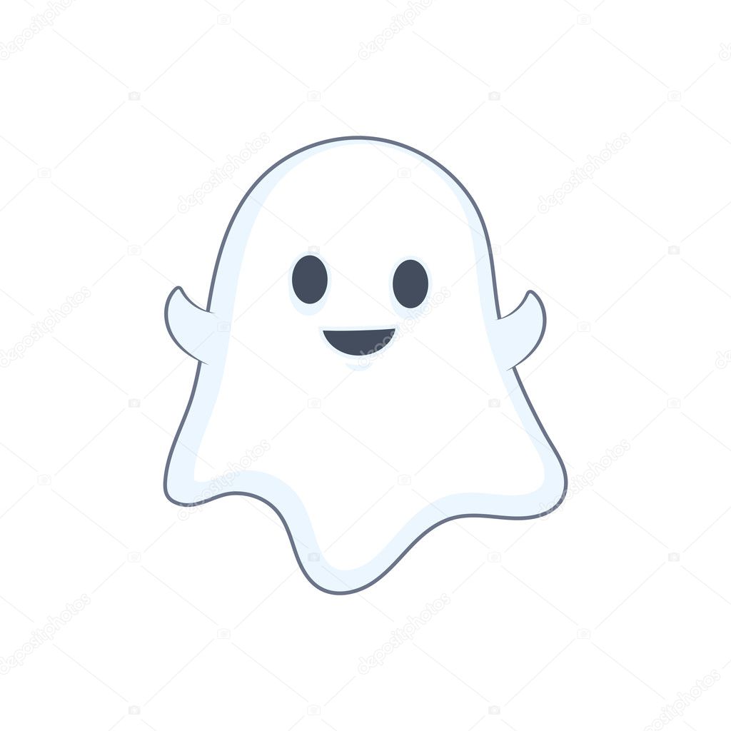 Happy Halloween ghost illustration