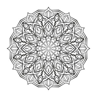 Yetişkin renklendirme kitaplar için güzel mandala