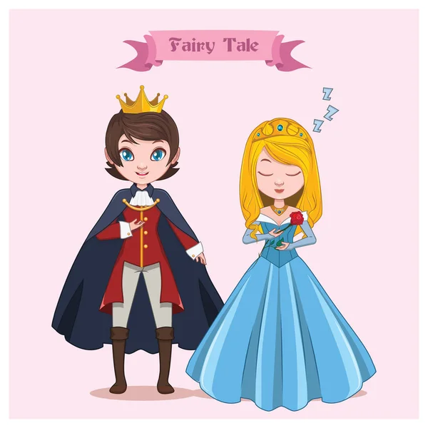 Collection of fairy tale characters — Stock Vector