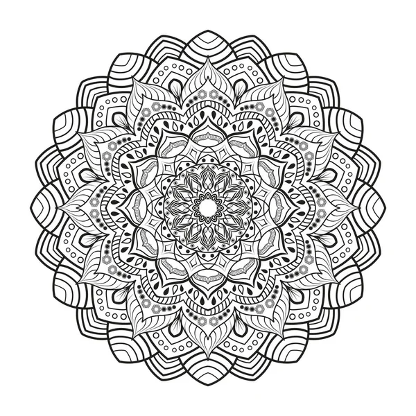 Yetişkin renklendirme kitaplar için güzel mandala