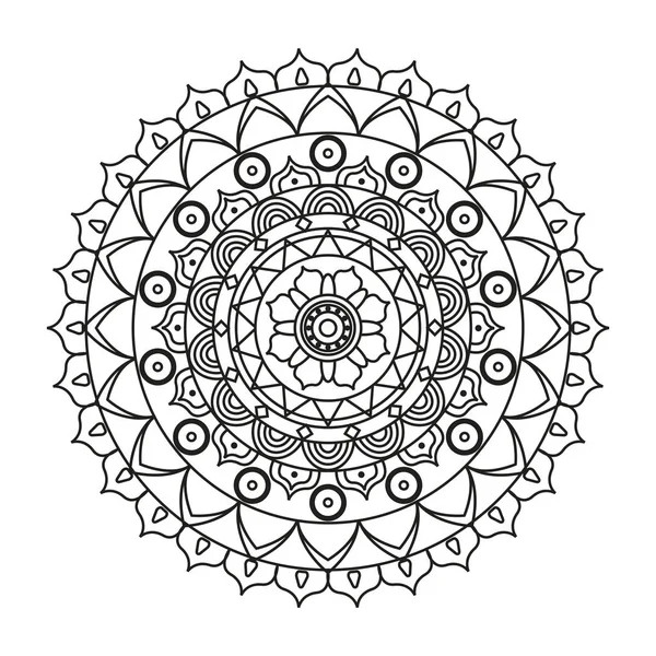 Yetişkin renklendirme kitaplar için güzel mandala