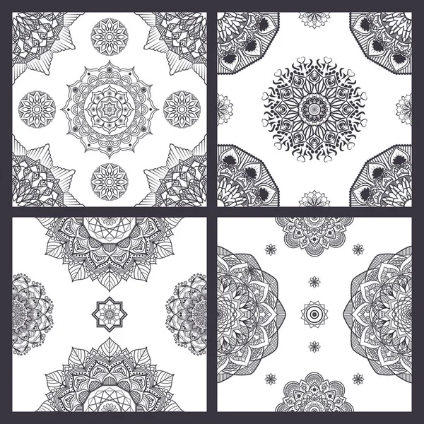 Güzel mandala Dikişsiz desen koleksiyonu