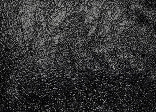 Black Leather Real Artificial Texture