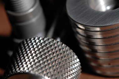 Donanım cıvataları ve diğer bağlayıcıların arkaplanı