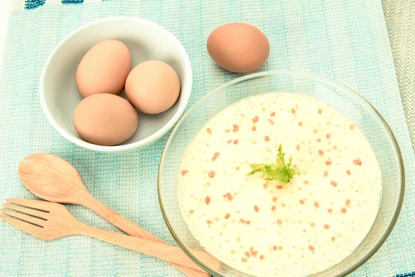 steamed eggs , easy soft food made from eggs for kids or old man