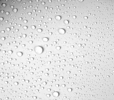 Beyaz arkaplanda su damlası