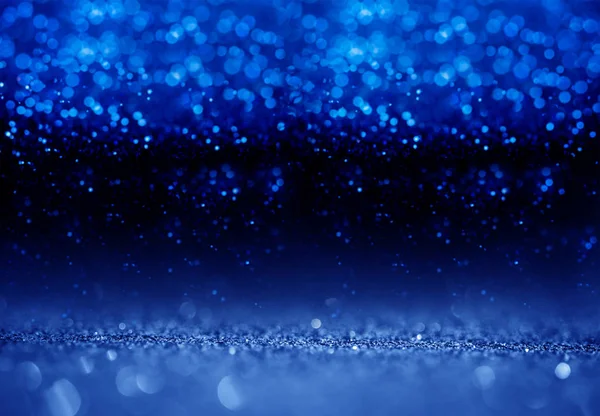 Abstract blur blue  bokeh lighting from glitter texture — Stock Photo, Image