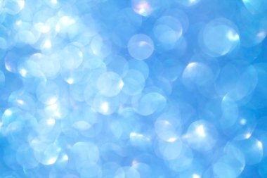 Soyut mavi bokeh arkaplanı