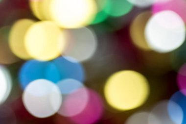 Soyut renkli gece bokeh arka plan