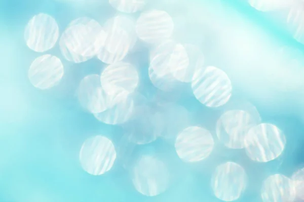 Abstract fresh Blue bokeh background — Stock Photo, Image