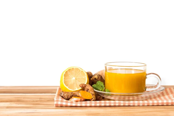a cup of Turmeric Tea , Benefits for reduce Inflammation , Liver