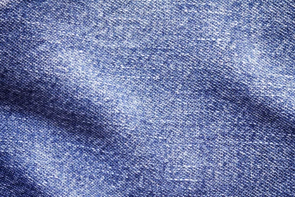 Parlak mavi jeans yüzey dalga ile kot yakın bac doku — Stok fotoğraf