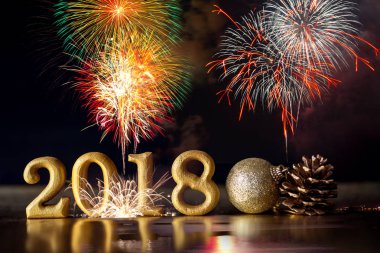 Altın sayı 2018 yerleştirilir koyu zarif gece sesi bac