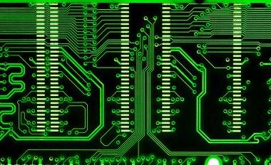 bilgisayar elektronik devre kartı hattı kapatmak