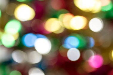 Soyut renkli gece bokeh arka plan