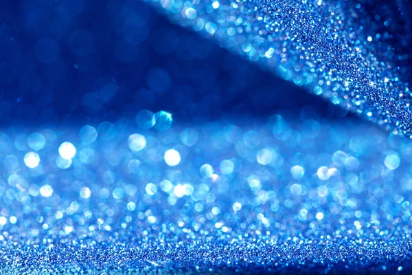 The abstract Blue glitter lighting background — Stock Photo, Image