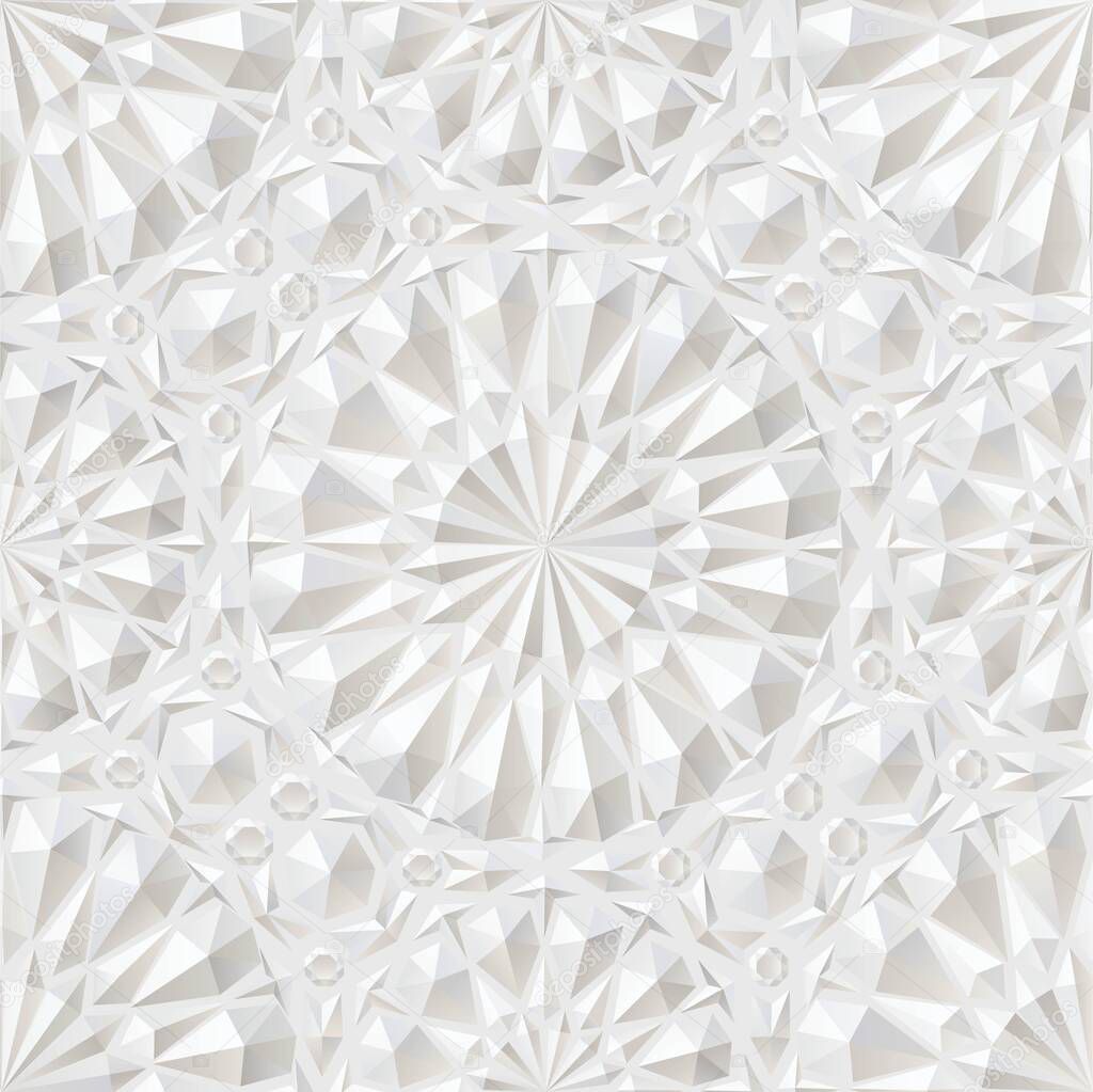 stock vector illustration art arabic white seamless extrusion pattern