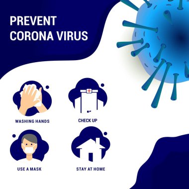 Corona virüsünün nasıl önleneceğini gösteren bilgi