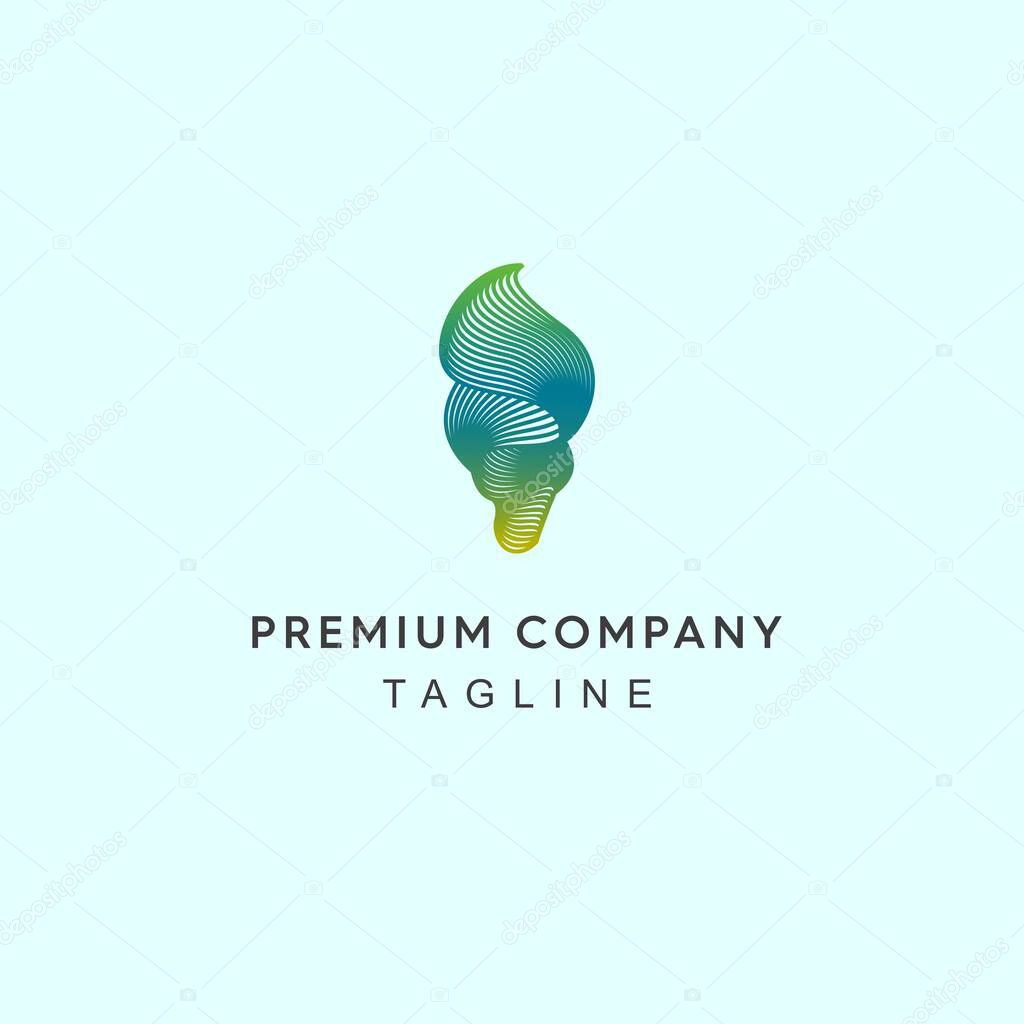 Modern abstract shell Technology logo