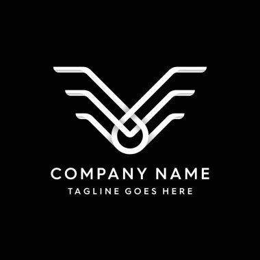 Gelecekçi Modern Metalik Kanat logosu