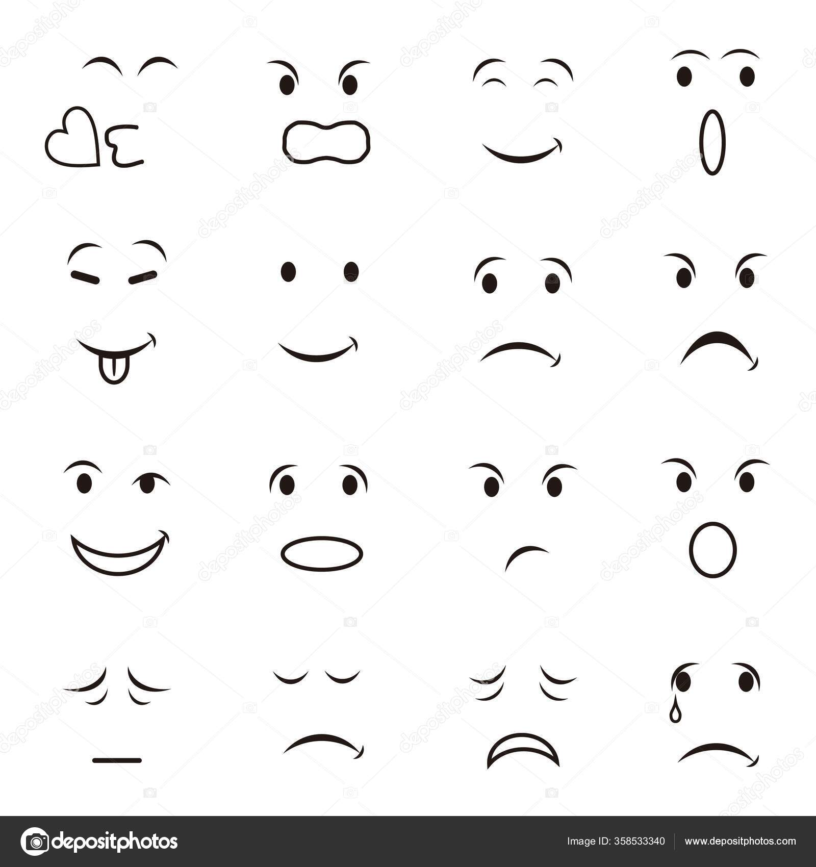 Happy smiley with open mouth isolated emoticon fun Vector emoji sticker  person chatbot in good mood Satisfied emoji support center bot avatar  with Stock Vector Image  Art  Alamy