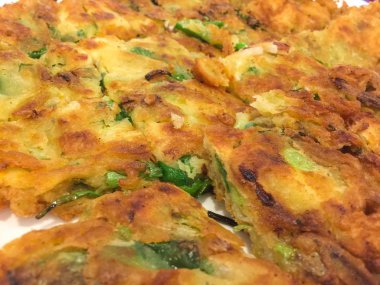 Kore deniz ürünleri gözleme