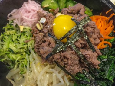 Sığır eti ile Bibimbap, Kore gıda