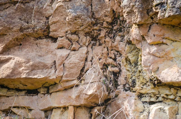 Textura Fondo Piedra Cueva Antigua Antigua — Foto de Stock