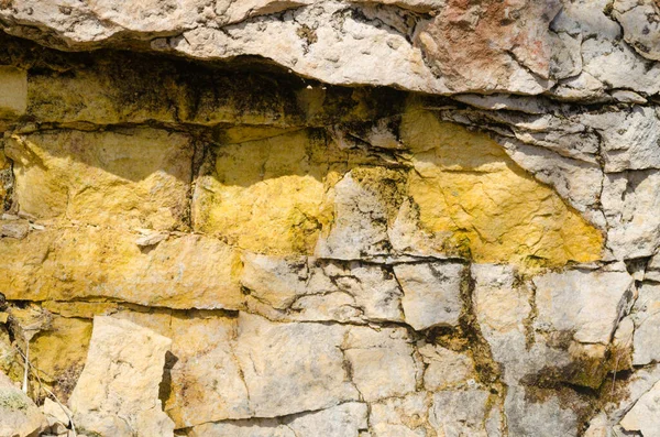 Antiguo Muro Ladrillo Muro Piedra Cueva Fortaleza — Foto de Stock